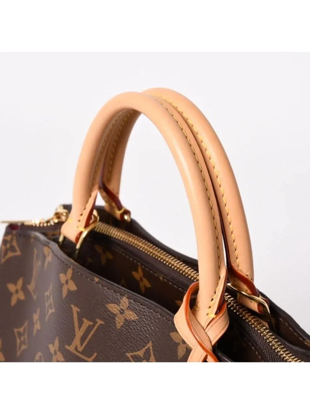 Louis Vuitton Petit Palais PM 2-Way Bag Monogram Brown Gold